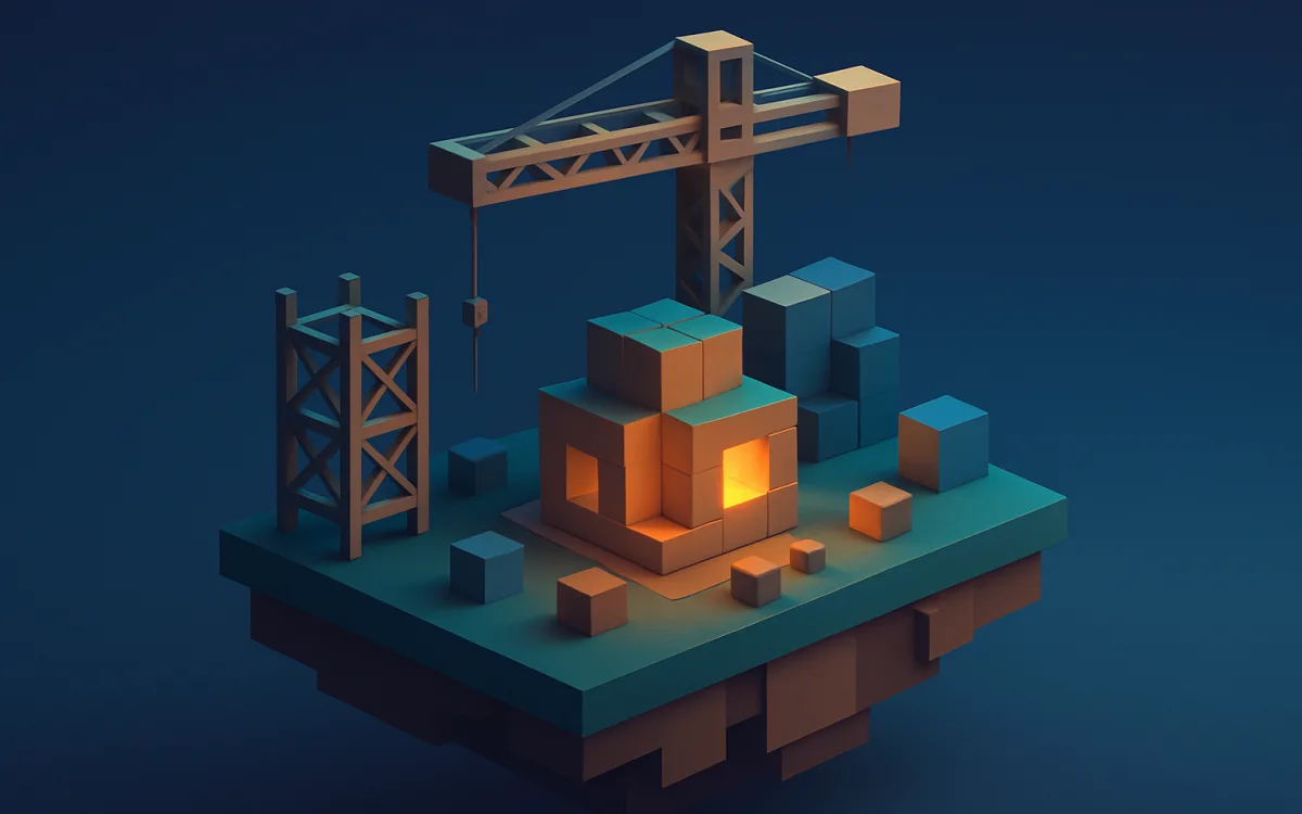 A small world under construction — the only route that scales