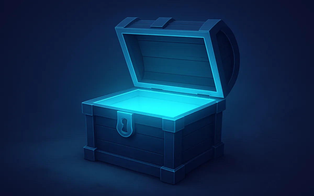 An open box with nothing inside — the shape every generator promise takes