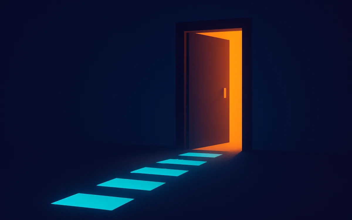 A door reopening — recovery is a process with a defined order