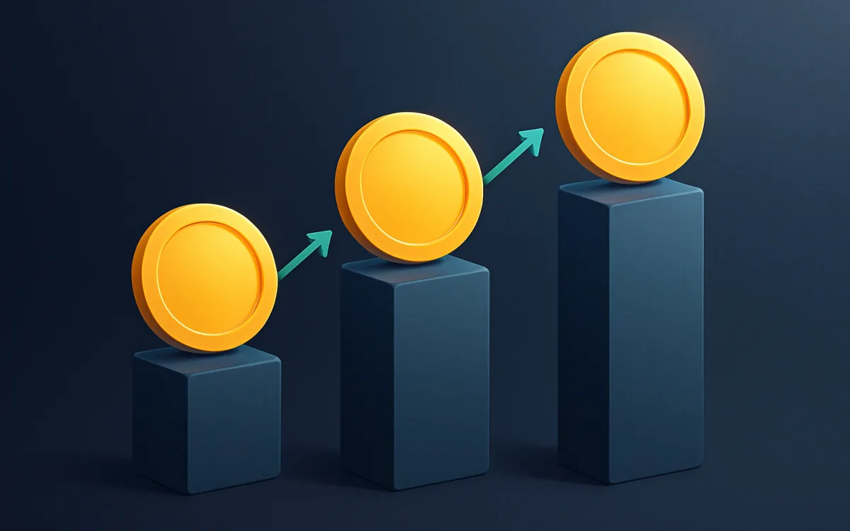 Three different values for the same coin: buying, selling and cashing out